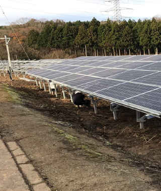 福井県 あわら発電所北側